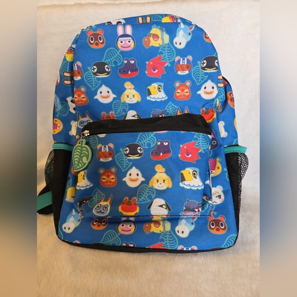 Bioworld Nintendo Animal Crossing: New Horizons Edition Backpack Blue